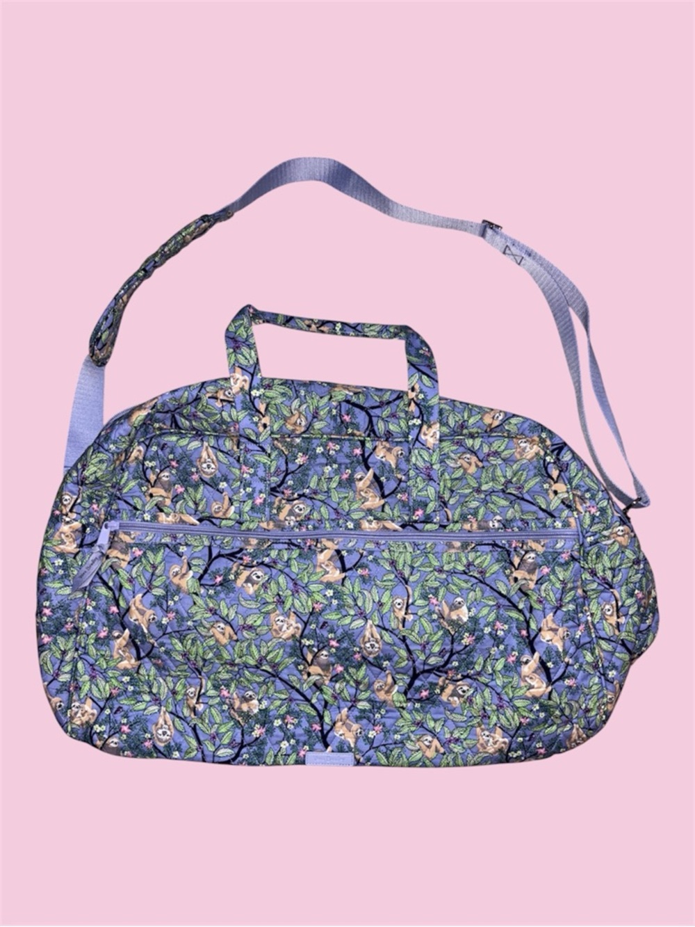Vera Bradley Sloth Quilted Travel Bag - Picture 2 of 4